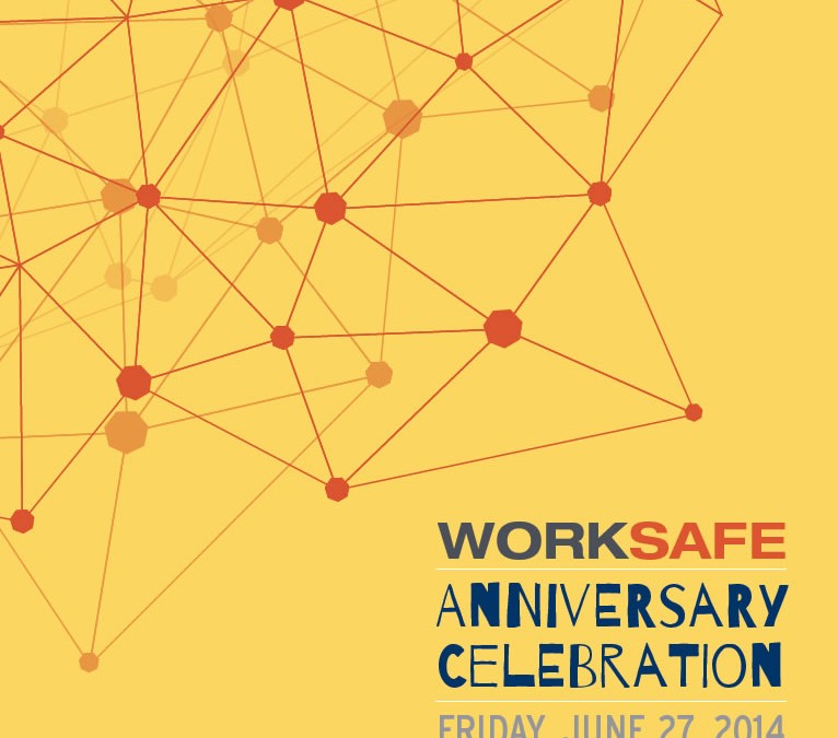 WorkSafe Anniversary 2014 Celebration Invite